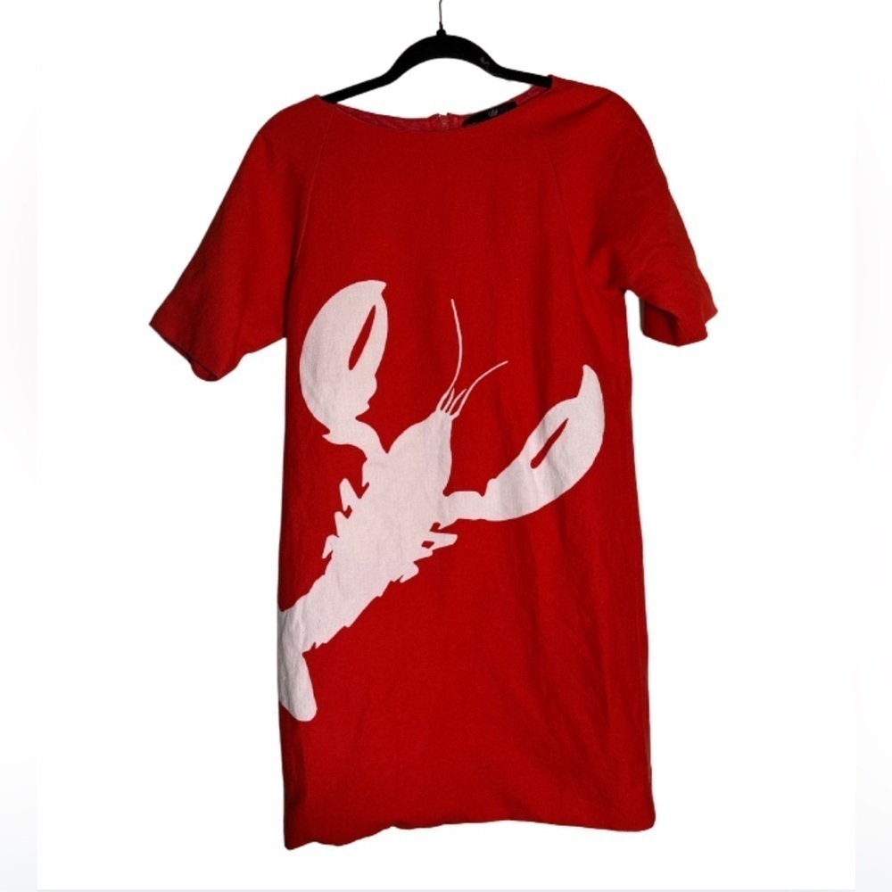 Red Lobster Print Dress